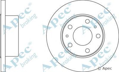 APEC BRAKING dsk833 -  Тормозной диск